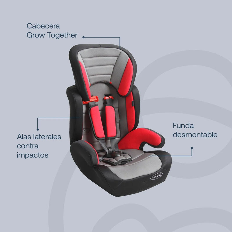 Silla de Auto Butaca Suzuka Roja, Bebesit - KIDSCLUB Tienda ONLINE