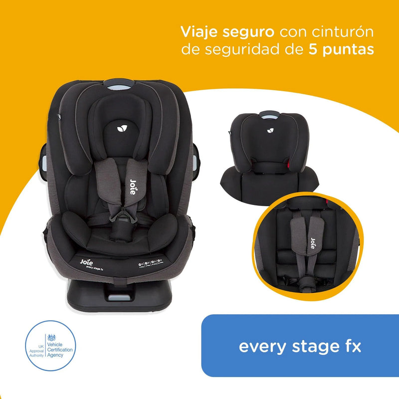 Silla de Auto Convertible Every Stage FX Coal, Joie - KIDSCLUB Tienda ONLINE