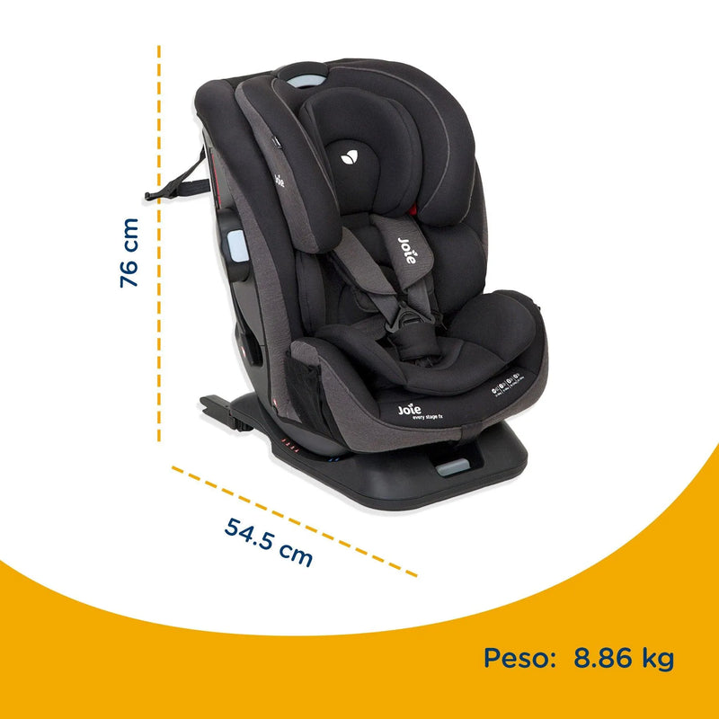 Silla de Auto Convertible Every Stage FX Coal, Joie - KIDSCLUB Tienda ONLINE