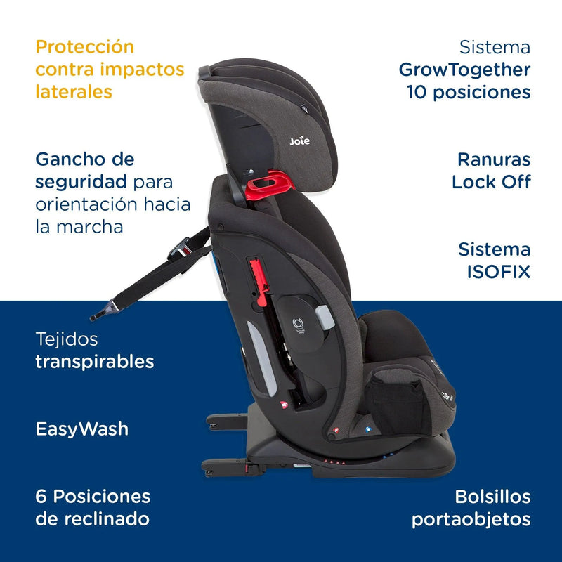Silla de Auto Convertible Every Stage FX Coal, Joie - KIDSCLUB Tienda ONLINE