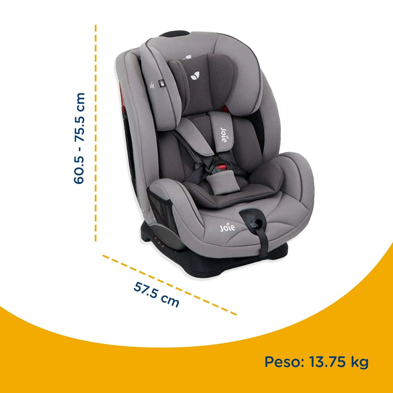Silla de Auto Stages Gray Flannel, Joie - KIDSCLUB Tienda ONLINE