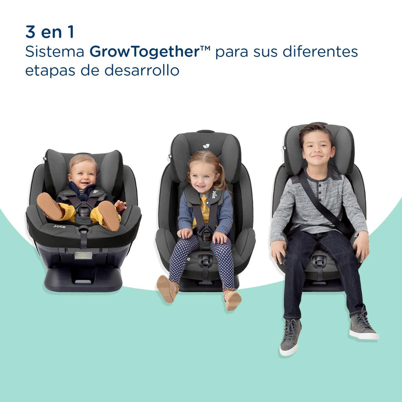 Silla de Auto Stages Gray Flannel, Joie - KIDSCLUB Tienda ONLINE