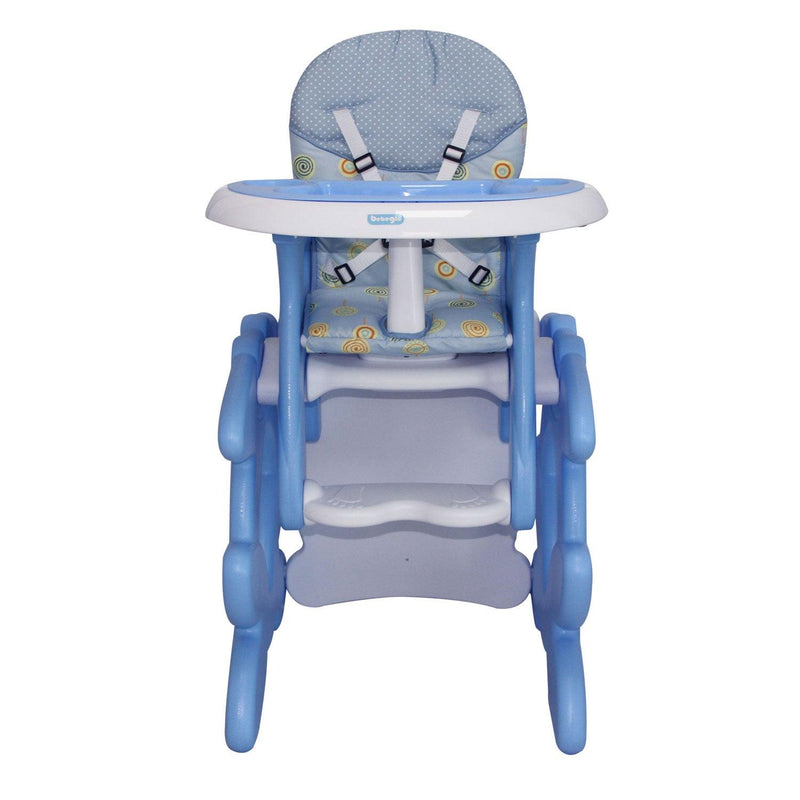 Silla de comer 2 En 1 celeste RS-7021-1, Bebeglo - KIDSCLUB Tienda ONLINE