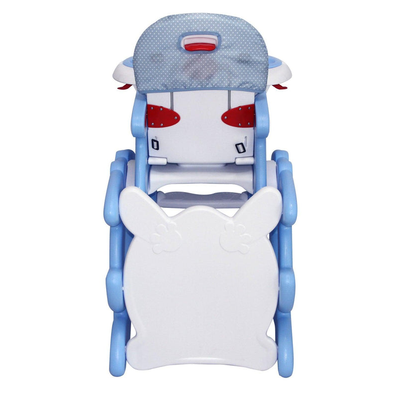 Silla de comer 2 En 1 celeste RS-7021-1, Bebeglo - KIDSCLUB Tienda ONLINE