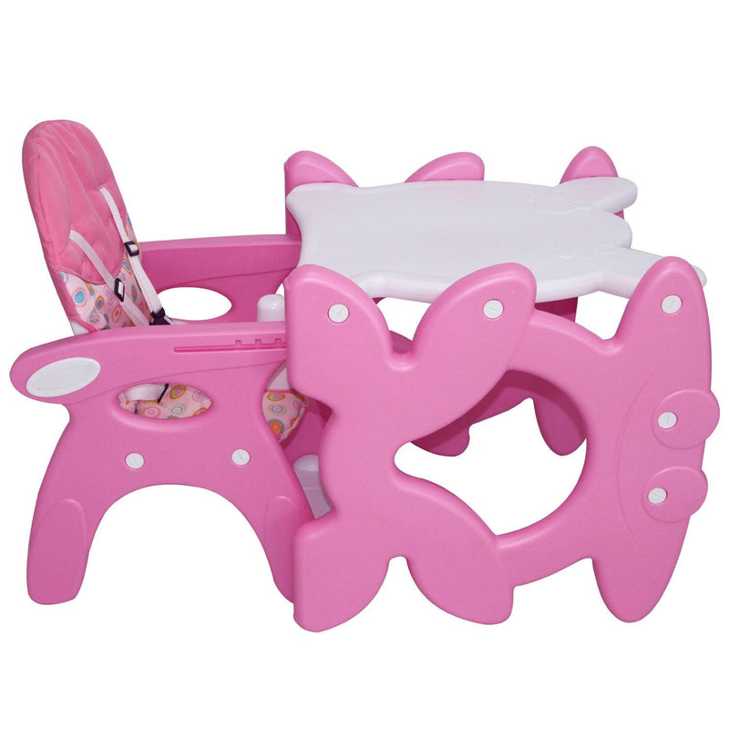 Silla de comer 2 En 1 rosado RS-7021-2, Bebeglo - KIDSCLUB Tienda ONLINE