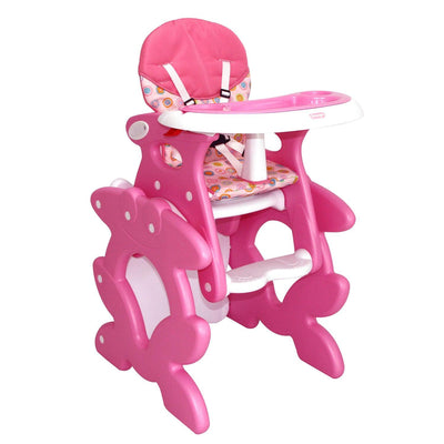 Silla de comer 2 En 1 rosado RS-7021-2, Bebeglo - KIDSCLUB Tienda ONLINE