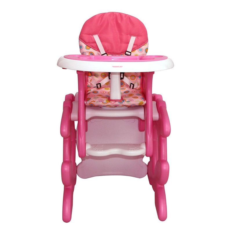 Silla de comer 2 En 1 rosado RS-7021-2, Bebeglo - KIDSCLUB Tienda ONLINE
