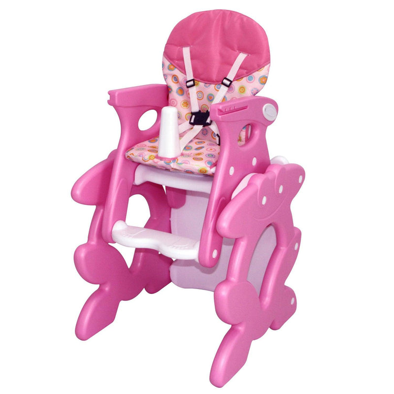 Silla de comer 2 En 1 rosado RS-7021-2, Bebeglo - KIDSCLUB Tienda ONLINE