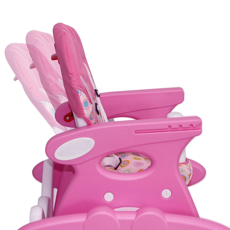 Silla de comer 2 En 1 rosado RS-7021-2, Bebeglo - KIDSCLUB Tienda ONLINE