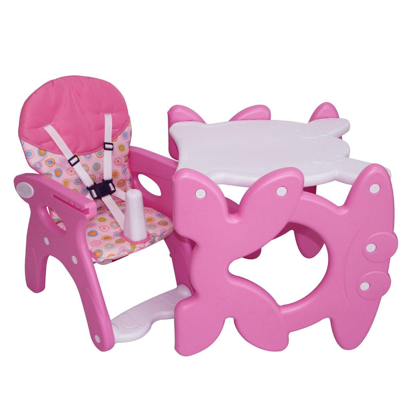 Silla de comer 2 En 1 rosado RS-7021-2, Bebeglo - KIDSCLUB Tienda ONLINE
