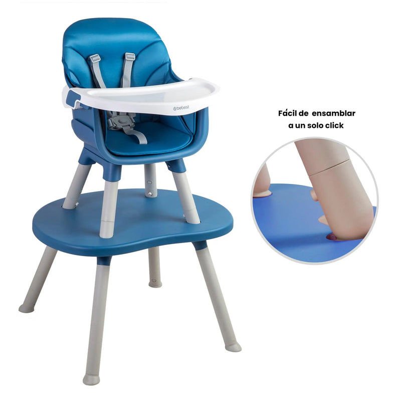 Silla de Comer Escritorio BabyDesk Azul, Bebesit - KIDSCLUB Tienda ONLINE