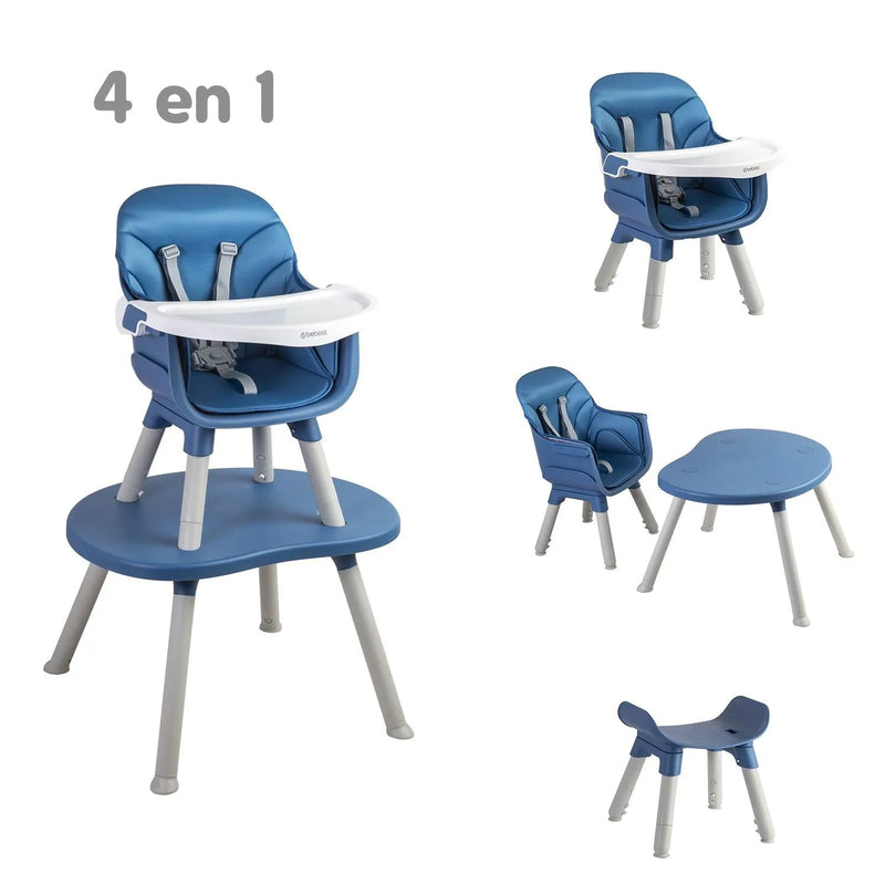 Silla de Comer Escritorio BabyDesk Azul, Bebesit - KIDSCLUB Tienda ONLINE