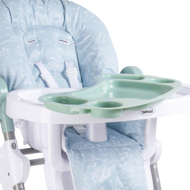 Silla de Comer Multiposiciones Snack SX Verde, Bebesit - KIDSCLUB Tienda ONLINE