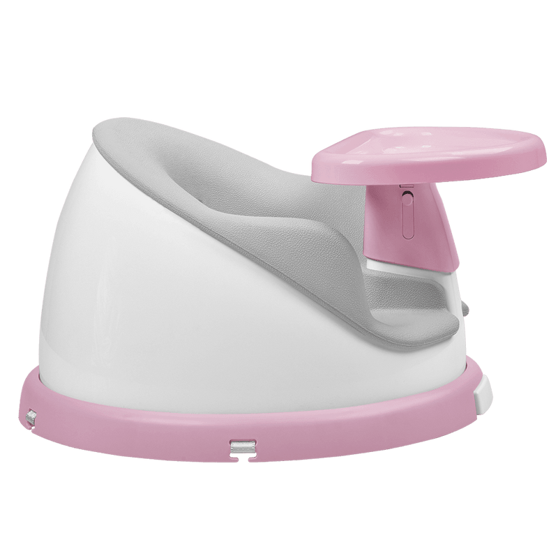 silla de comer portátil & giratoria i-twist rosado, Infanti - KIDSCLUB Tienda ONLINE