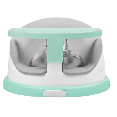 silla de comer portátil & giratoria i-twist turquesa, Infanti - KIDSCLUB Tienda ONLINE