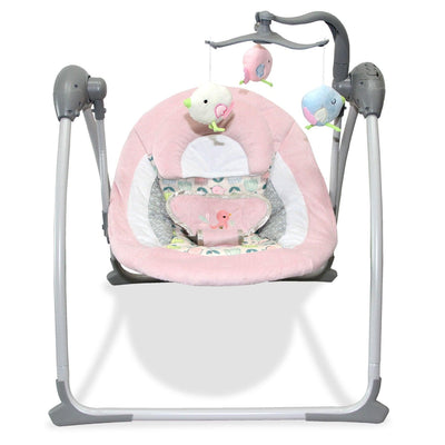 Silla mecedora electrónica con móvil pink, Bebeglo - KIDSCLUB Tienda ONLINE