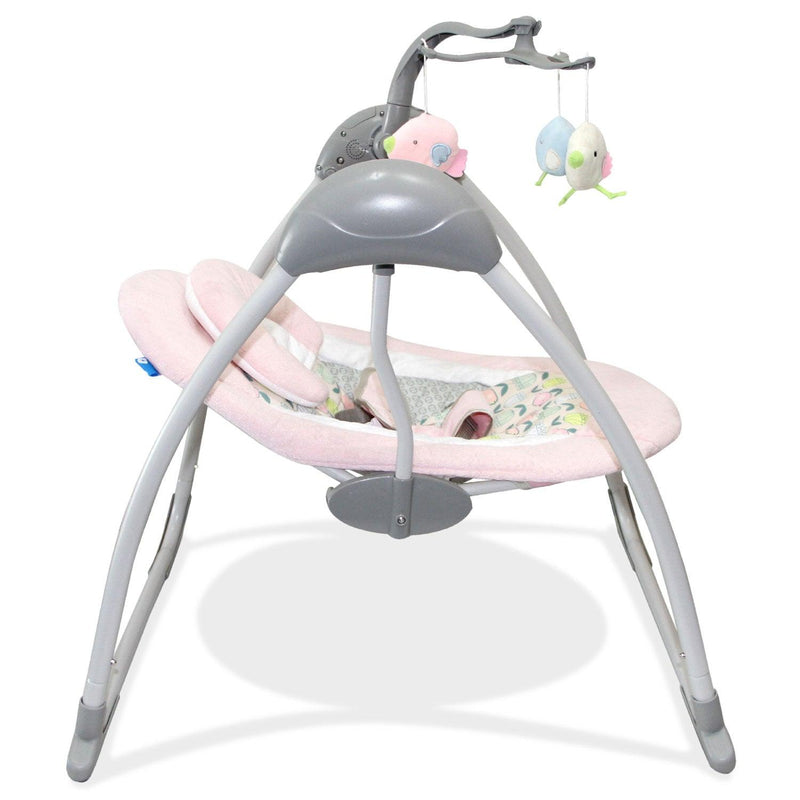 Silla mecedora electrónica con móvil pink, Bebeglo - KIDSCLUB Tienda ONLINE