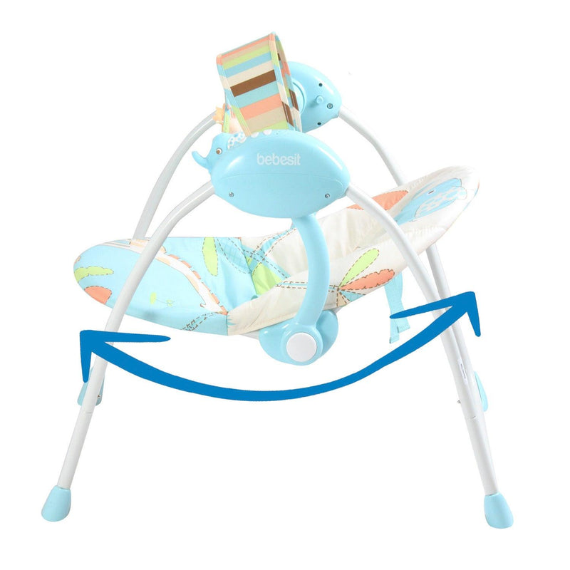 Silla Nido Balancín Mimo Celeste, Bebesit - KIDSCLUB Tienda ONLINE