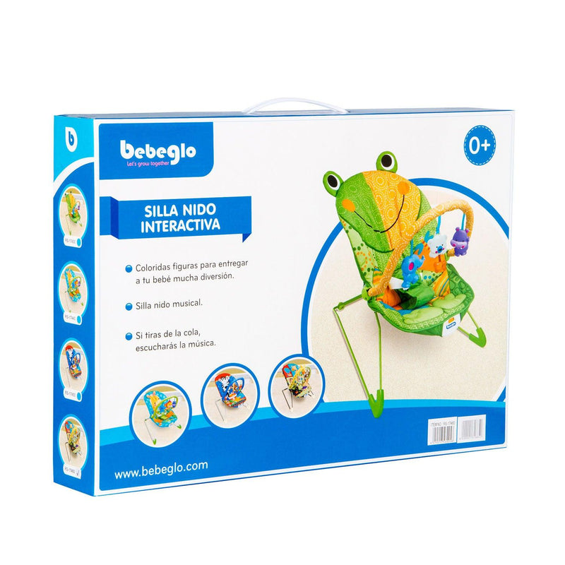 Silla nido vibradora zebra RS-17450, Bebeglo - KIDSCLUB Tienda ONLINE
