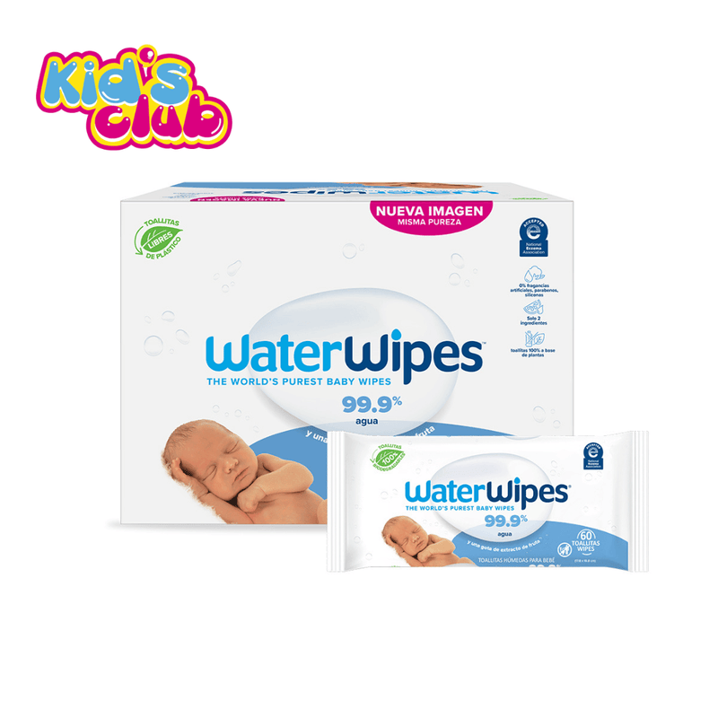 Toallitas Húmedas Bio Waterwipes Mega Value Box 720 Und - KIDSCLUB Tienda ONLINE