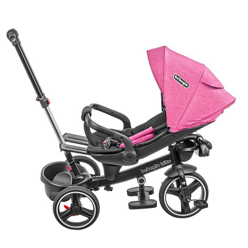 Triciclo 2 en 1 Rs-4110-2 Fucsia, Bebeglo - KIDSCLUB Tienda ONLINE