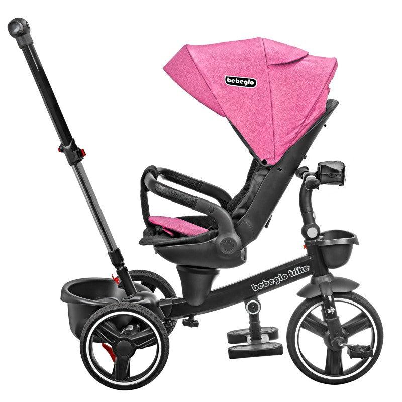 Triciclo 2 en 1 Rs-4110-2 Fucsia, Bebeglo - KIDSCLUB Tienda ONLINE