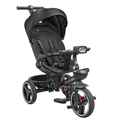 Triciclo 2 en 1 RS-4110-3 Negro, Bebeglo - KIDSCLUB Tienda ONLINE