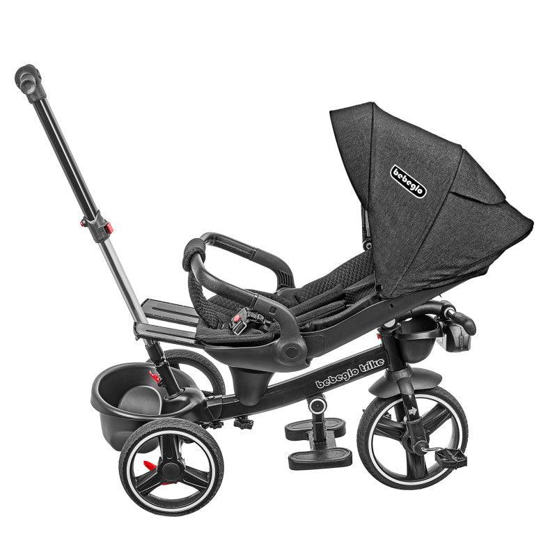 Triciclo 2 en 1 RS-4110-3 Negro, Bebeglo - KIDSCLUB Tienda ONLINE