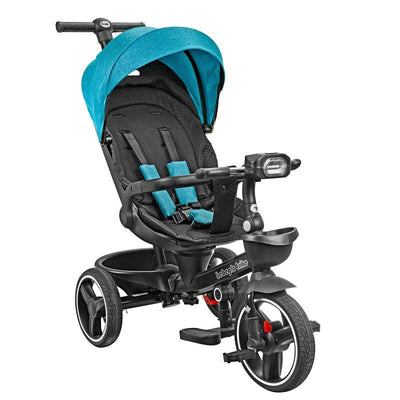Triciclo 2 en 1 RS-4110-4 Turquesa, Bebeglo - KIDSCLUB Tienda ONLINE