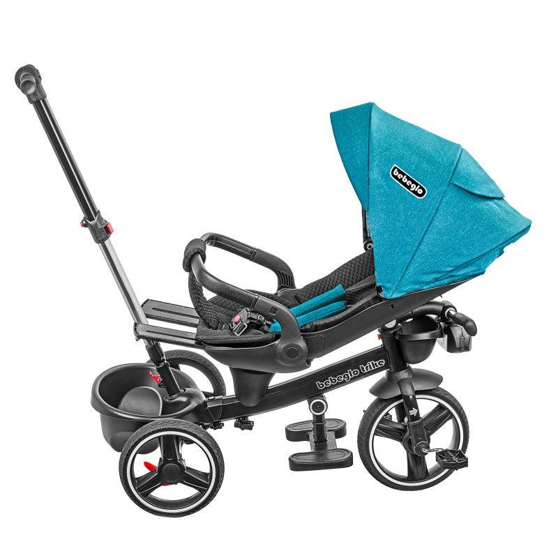 Triciclo 2 en 1 RS-4110-4 Turquesa, Bebeglo - KIDSCLUB Tienda ONLINE