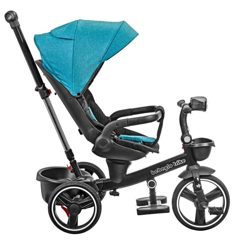 Triciclo 2 en 1 RS-4110-4 Turquesa, Bebeglo - KIDSCLUB Tienda ONLINE