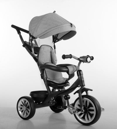 Triciclo 360° Gris, Bebesit - KIDSCLUB Tienda ONLINE