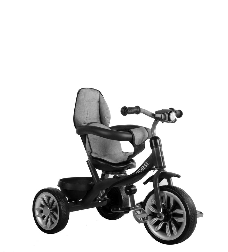 Triciclo 360° Gris, Bebesit - KIDSCLUB Tienda ONLINE