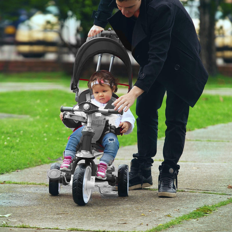 Triciclo 360° Gris, Bebesit - KIDSCLUB Tienda ONLINE