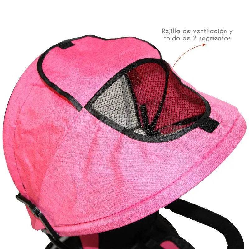 Triciclo Bluetooth RS-4080-2 Fucsia, Bebeglo - KIDSCLUB Tienda ONLINE