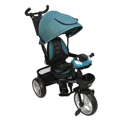 Triciclo Bluetooth RS-4080-3 Turquesa, Bebeglo - KIDSCLUB Tienda ONLINE