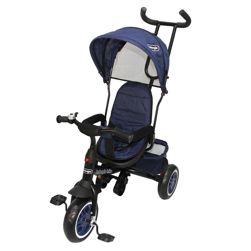 Triciclo One Click Azul Rs-4045q, Bebeglo - KIDSCLUB Tienda ONLINE