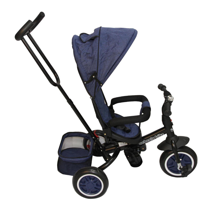 Triciclo One Click Azul Rs-4045q, Bebeglo - KIDSCLUB Tienda ONLINE