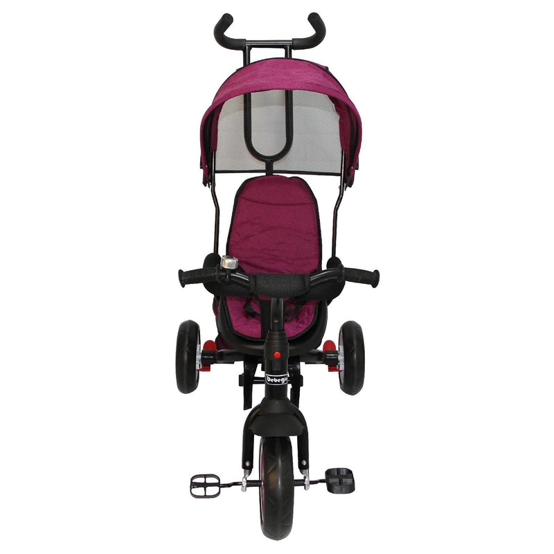 Triciclo One Click Fucsia Rs-4045q, Bebeglo - KIDSCLUB Tienda ONLINE