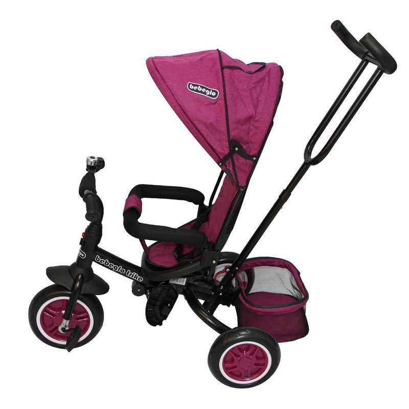 Triciclo One Click Fucsia Rs-4045q, Bebeglo - KIDSCLUB Tienda ONLINE