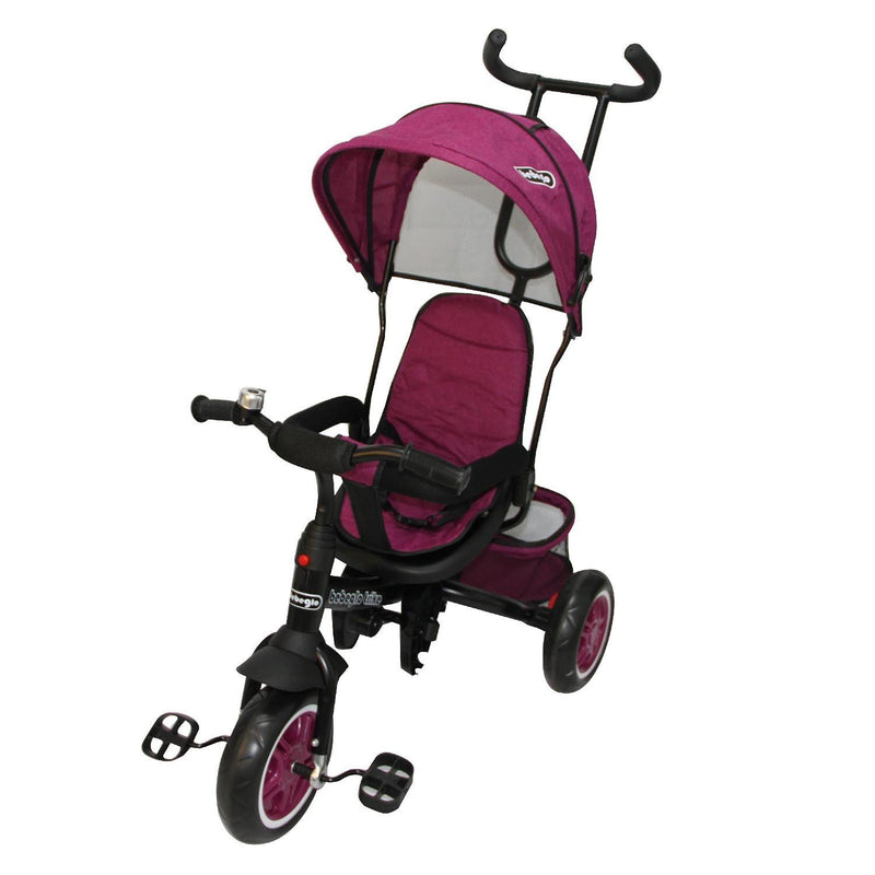 Triciclo One Click Fucsia Rs-4045q, Bebeglo - KIDSCLUB Tienda ONLINE