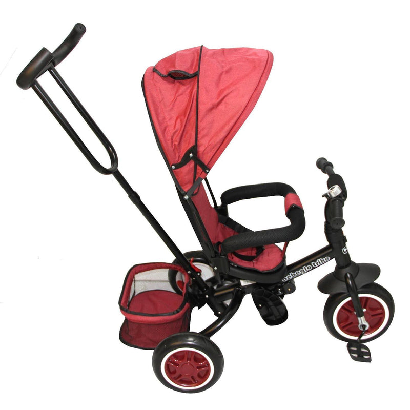 Triciclo One Click Rojo Rs-4045q, Bebeglo - KIDSCLUB Tienda ONLINE