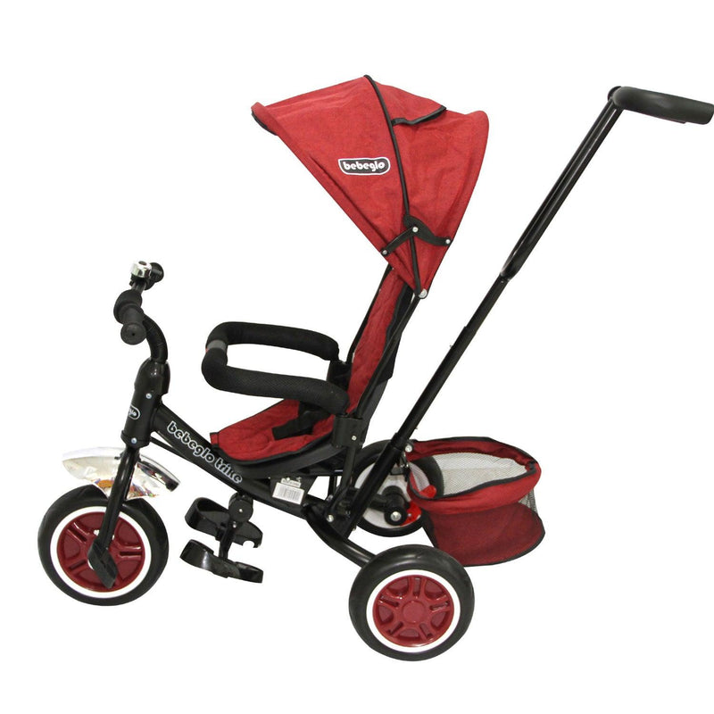 Triciclo One Click Rojo Rs-4045q, Bebeglo - KIDSCLUB Tienda ONLINE
