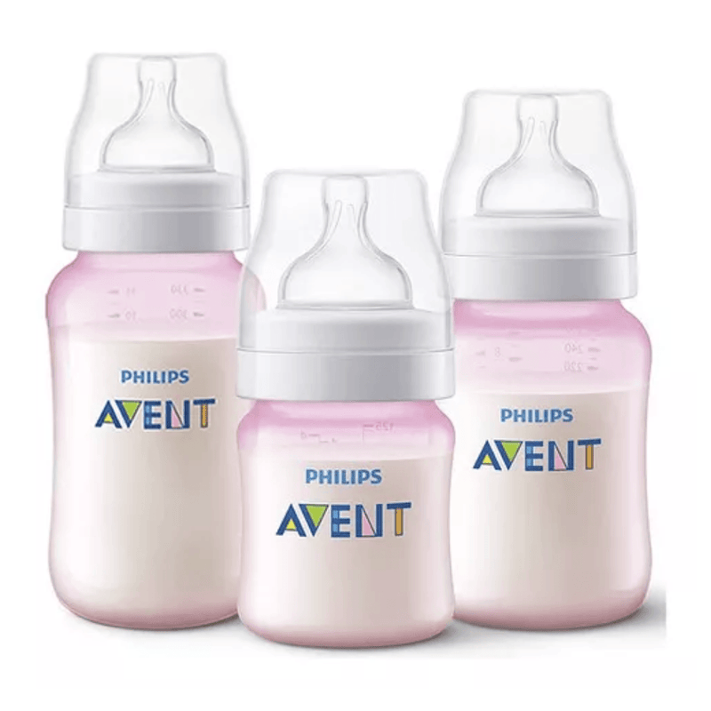Triple Pack Rosado, Anticolic 125ml+ 260ml Y 330ml - KIDSCLUB Tienda ONLINE