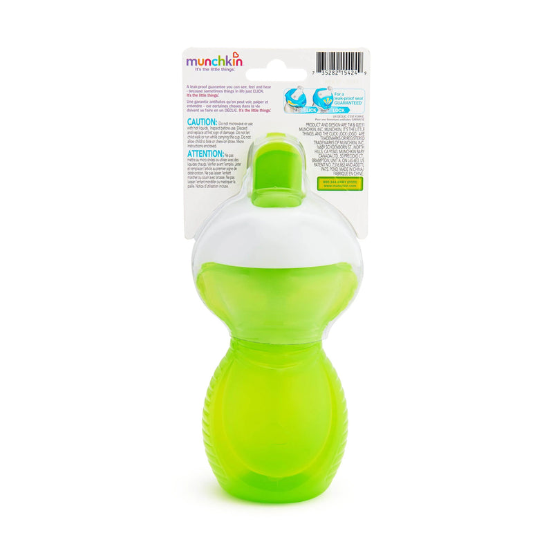 Vaso antiderrame c/bombilla flip click & lock 266 ml, Munchkin - Kidsclub