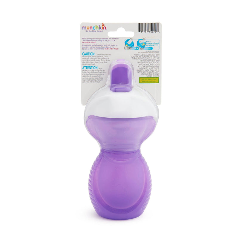 Vaso antiderrame c/bombilla flip click & lock 266 ml, Munchkin - Kidsclub