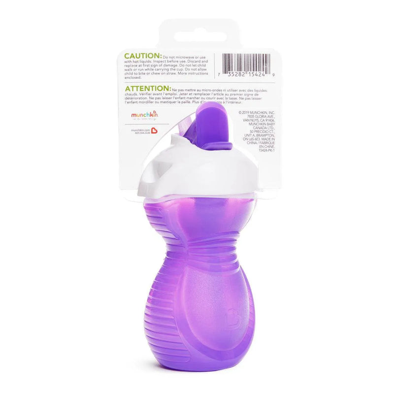 Vaso antiderrame c/bombilla flip click & lock 266 ml, Munchkin - Kidsclub
