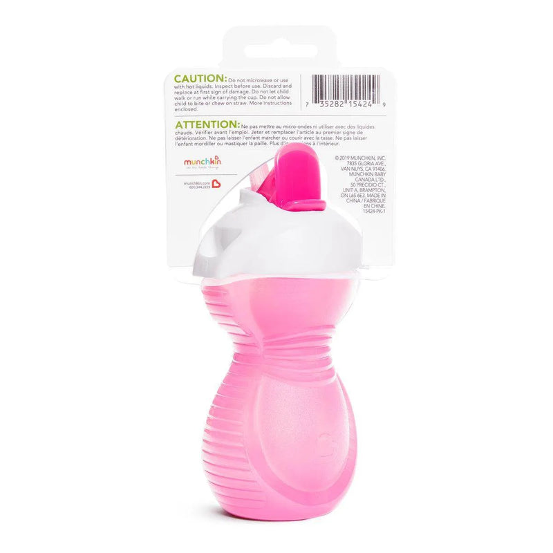 Vaso antiderrame c/bombilla flip click & lock 266 ml, Munchkin - Kidsclub