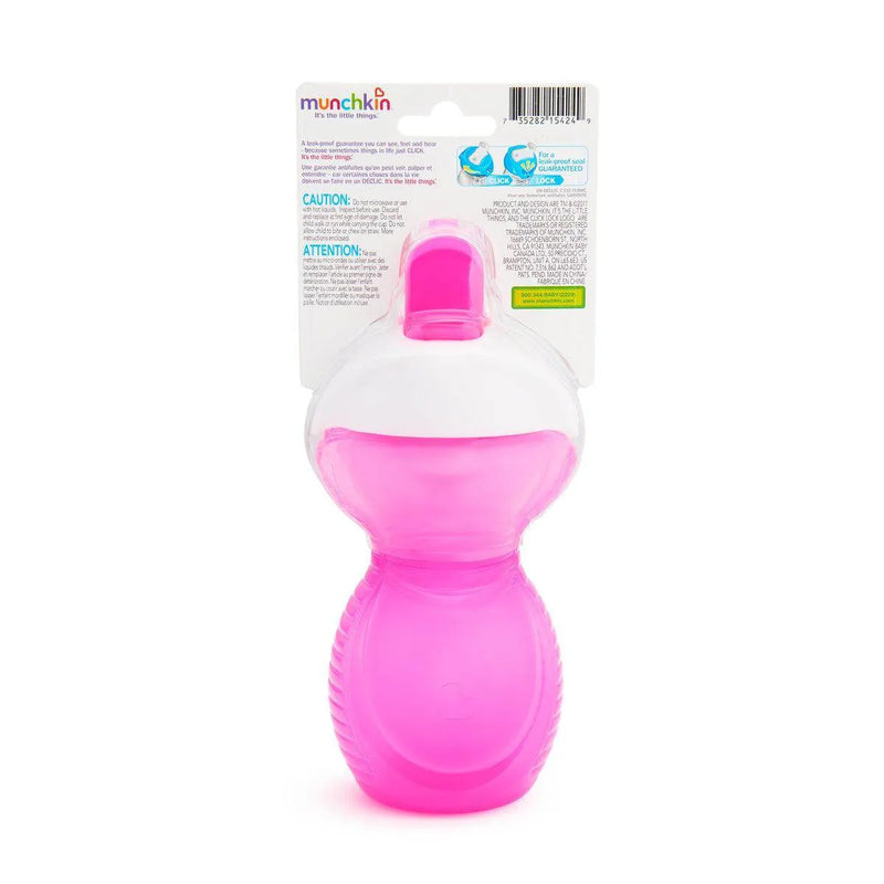 Vaso antiderrame c/bombilla flip click & lock 266 ml, Munchkin - Kidsclub