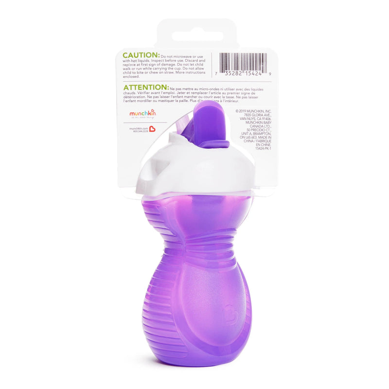 Vaso antiderrame c/bombilla flip click & lock 266 ml, Munchkin - Kidsclub